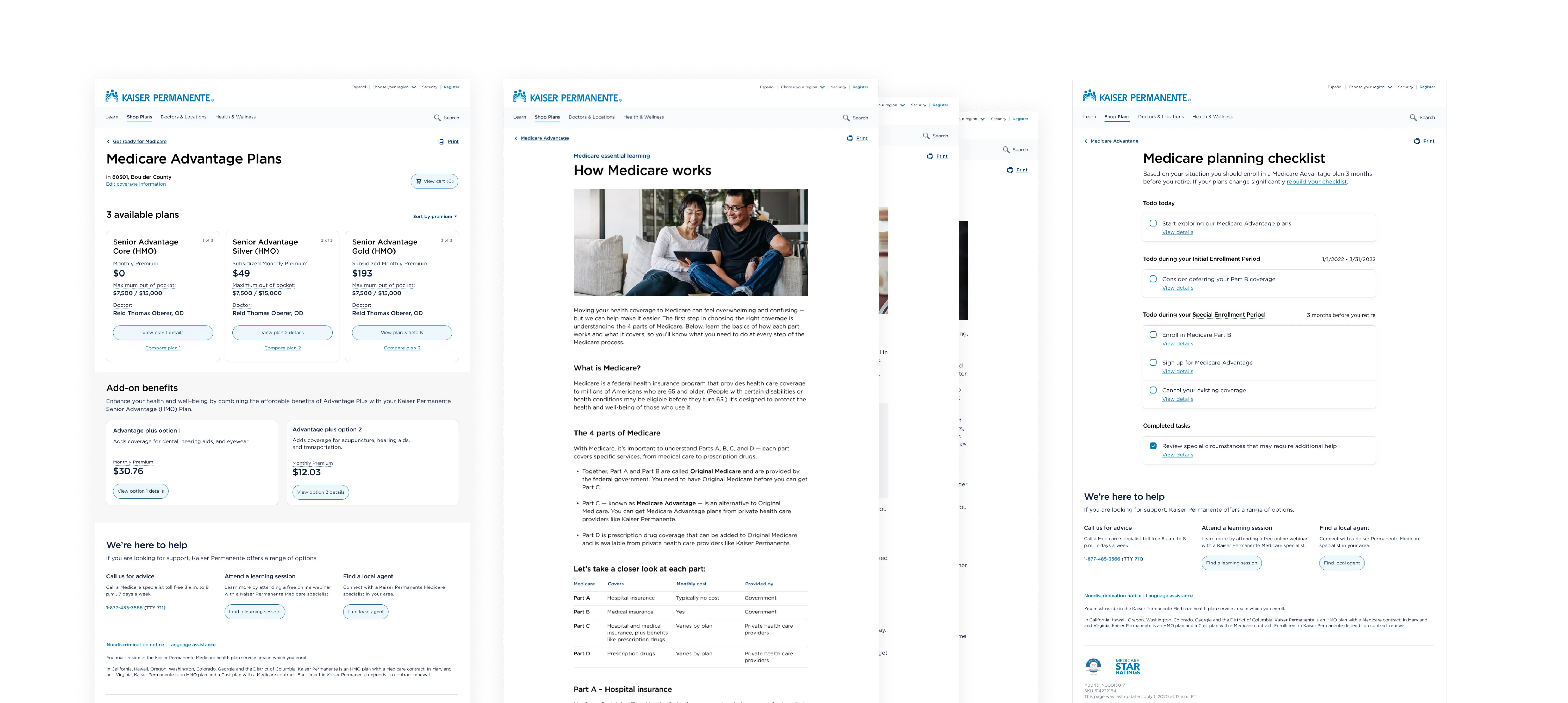 Production comps: plan exploration, essential articles, enrollment checklist
